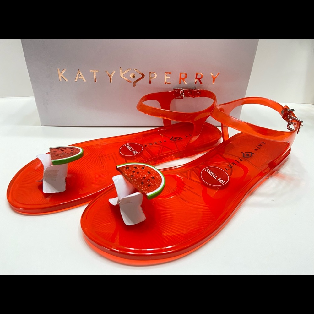 NEW Katy Perry Scented Women’s Thong Sandals Watermelon 8, 9